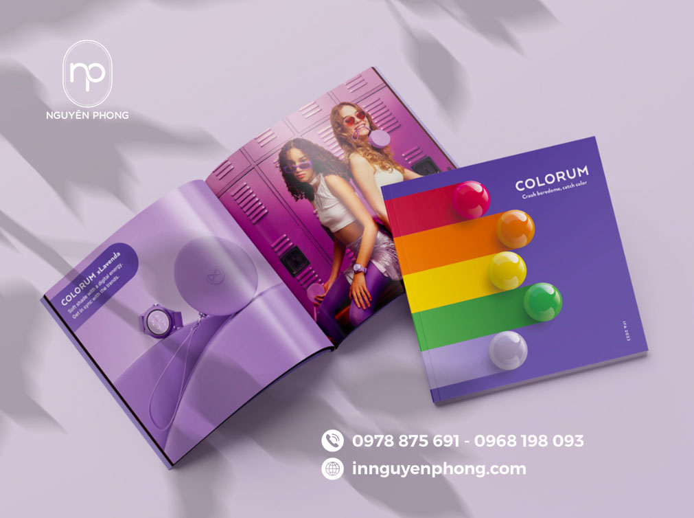 Có nhiều chất liệu giấy in catalogue
